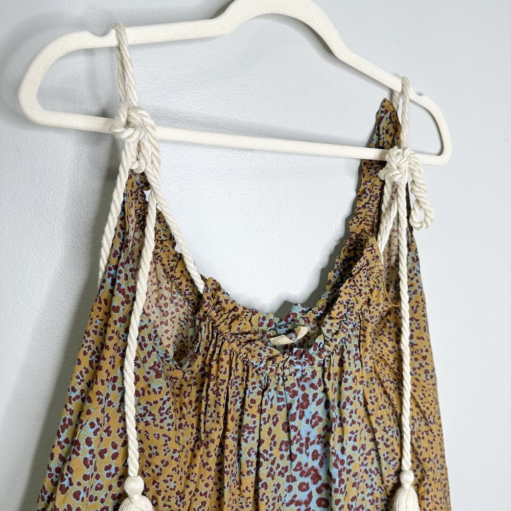 Ulla Johnson Trula Mini Swim Cover Up Ocelot Multi Leopard Print P XS - Picture 3 of 7